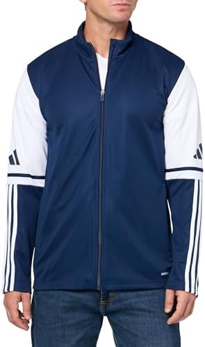 adidas Men's Squadra 25 Training Soccer Jacket, Team Navy Blue/White, Large