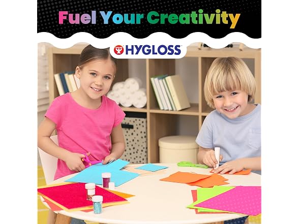 Hygloss 90 Sheets Valentine’s Day Colored Paper - 8.5x11-Inch