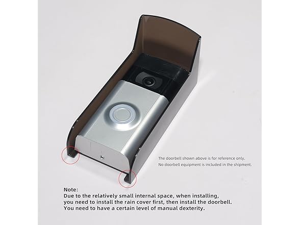 yugeug Plastic Doorbell Rain Cover