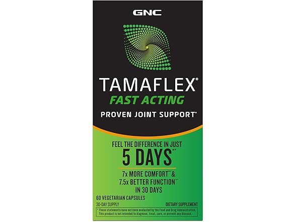 GNC TamaFlex Fast Acting, Joint Support, 60 Capsules