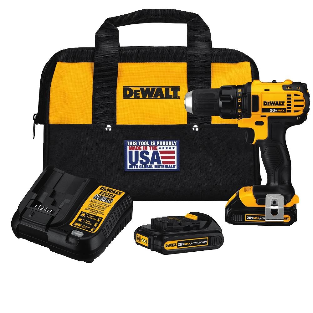 DeWalt DCD780C2 20V Compact Drill/Driver Kit - Gallery 2