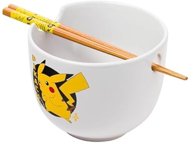 $11.99, Was $24.99, 52% Off! Silver Buffalo Pikachu Ceramic Ramen Bowl dealfomo