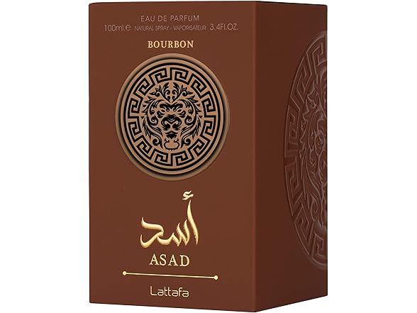 Lattafa Asad Bourbon for Unisex Eau de Parfum, 100-mL
