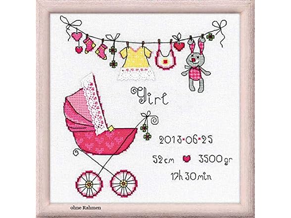 Riolis Cross Stitch Kit - 1417 - It"s a Girl