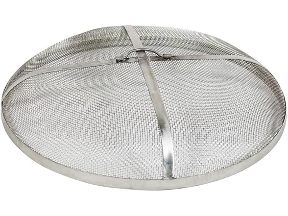 Sunnydaze Decor KF-SSS40 40in Fire Pit Accessory Silver