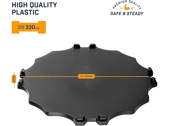 Alpcour 4-Tier Riser Extender