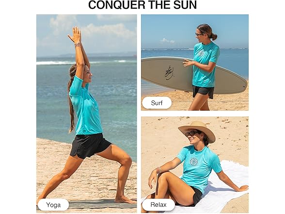 Kanu Surf Women's Juliette Aqua Rashguard (XL)