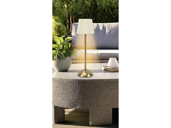 Solar Thin Pleated Lamp