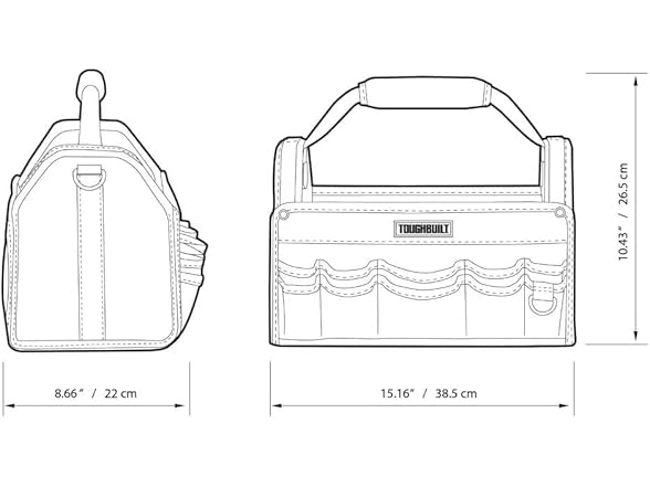 Toughbuilt TB-83B-15 15" Builder Tote