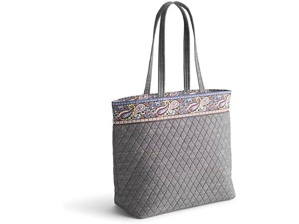 Vera Bradley Premium Cotton Zip Tote Bag