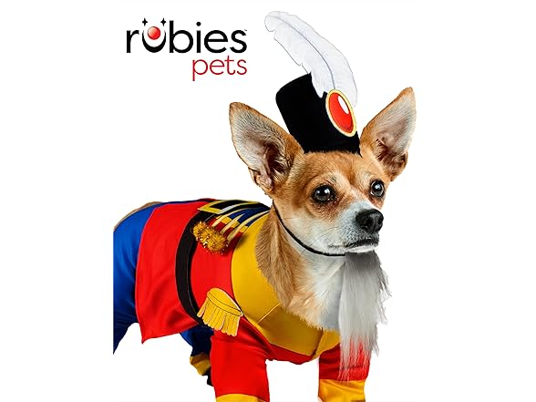 Rubies Nutcracker Pet Costume for Dogs or Cats