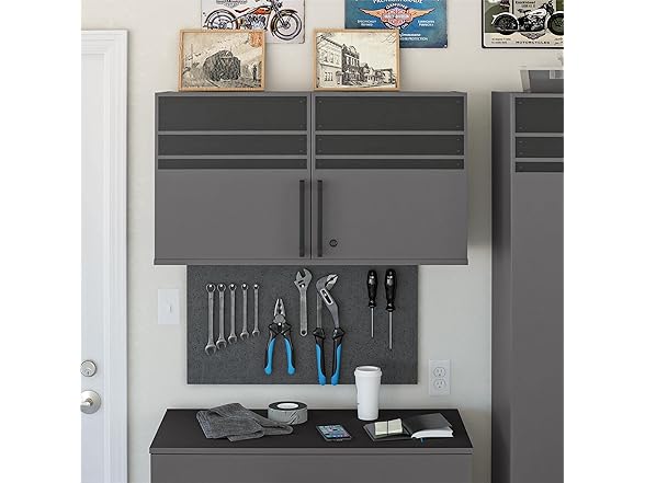 Systembuild Evolution Shelby 2 Door Garage Wall Cabinet