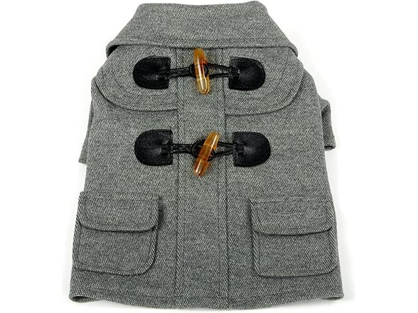 Pet Life ® Military Rivit Wool Dog Coat