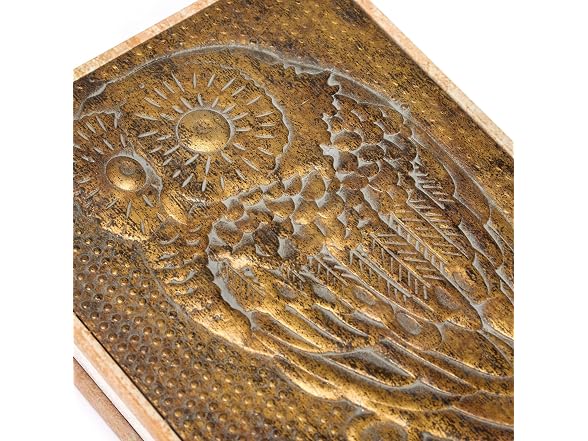 Primitives by Kathy Golden Owl Journal embossed