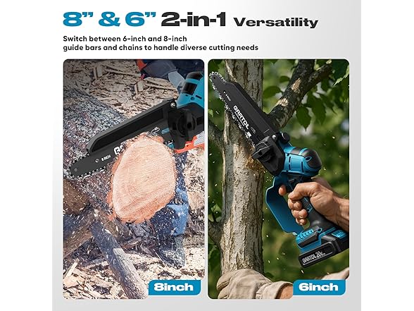 GARTOL 8 inch Mini Chainsaw