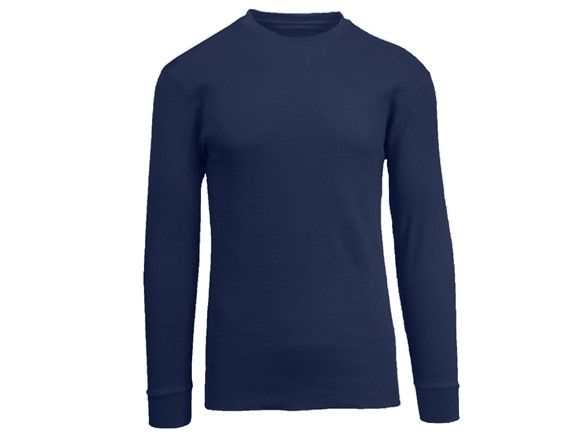 3Pk Asst Mens Waffle-Knit Thermal Shirts