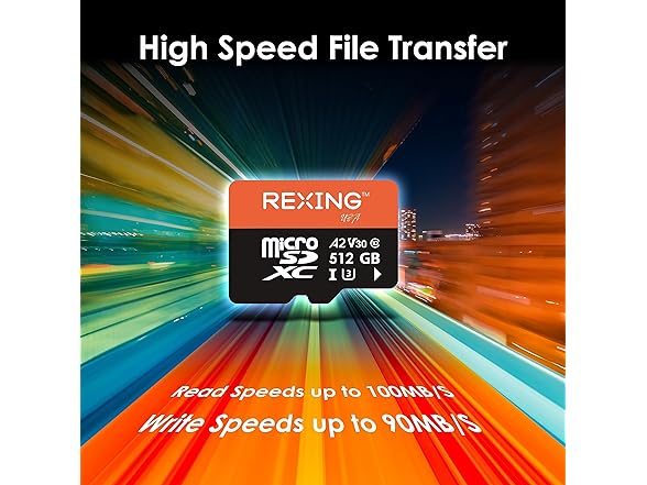 RexingUSA 512GB MicroSD Card - 512GB