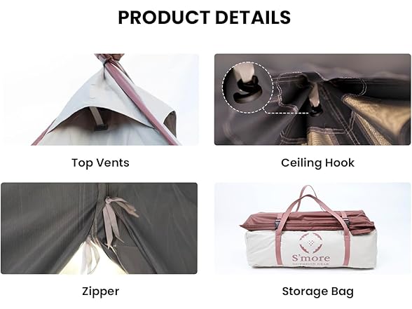 S'more A-Base Tent Three-Season 2-3 Person
