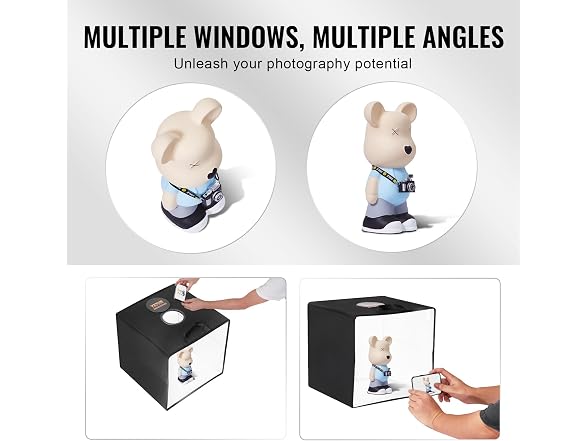 Photo Studio Light Box, 12" x 12", 3000-5600K