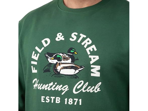 Field & Stream Men Backstrap Crew Sweatshirt