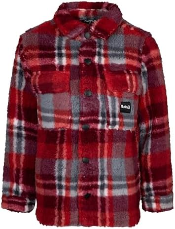 Hurley Printed Sherpa Shacket