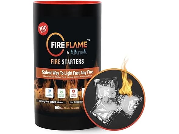 Fireflame Instant Fire Starter 100Pk