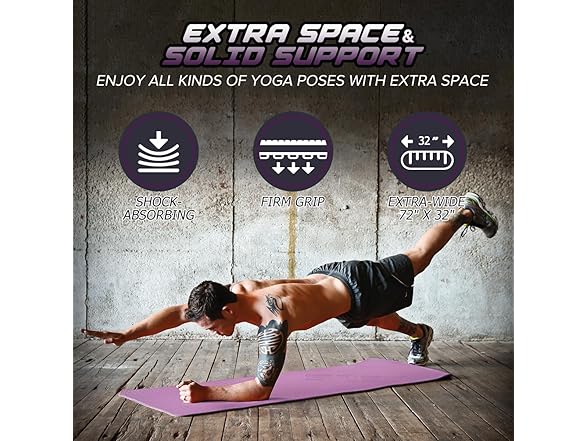 JELS Yoga Mat - Purple