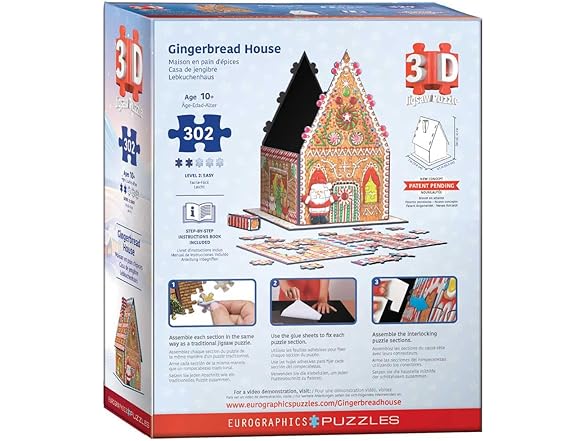 Gingerbread House 3D Puzzle