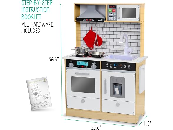 Small Kitchen Set Natural