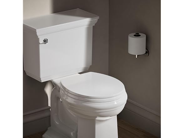 KOHLER K-4775-0 Brevia Round Toilet Seat with Quic