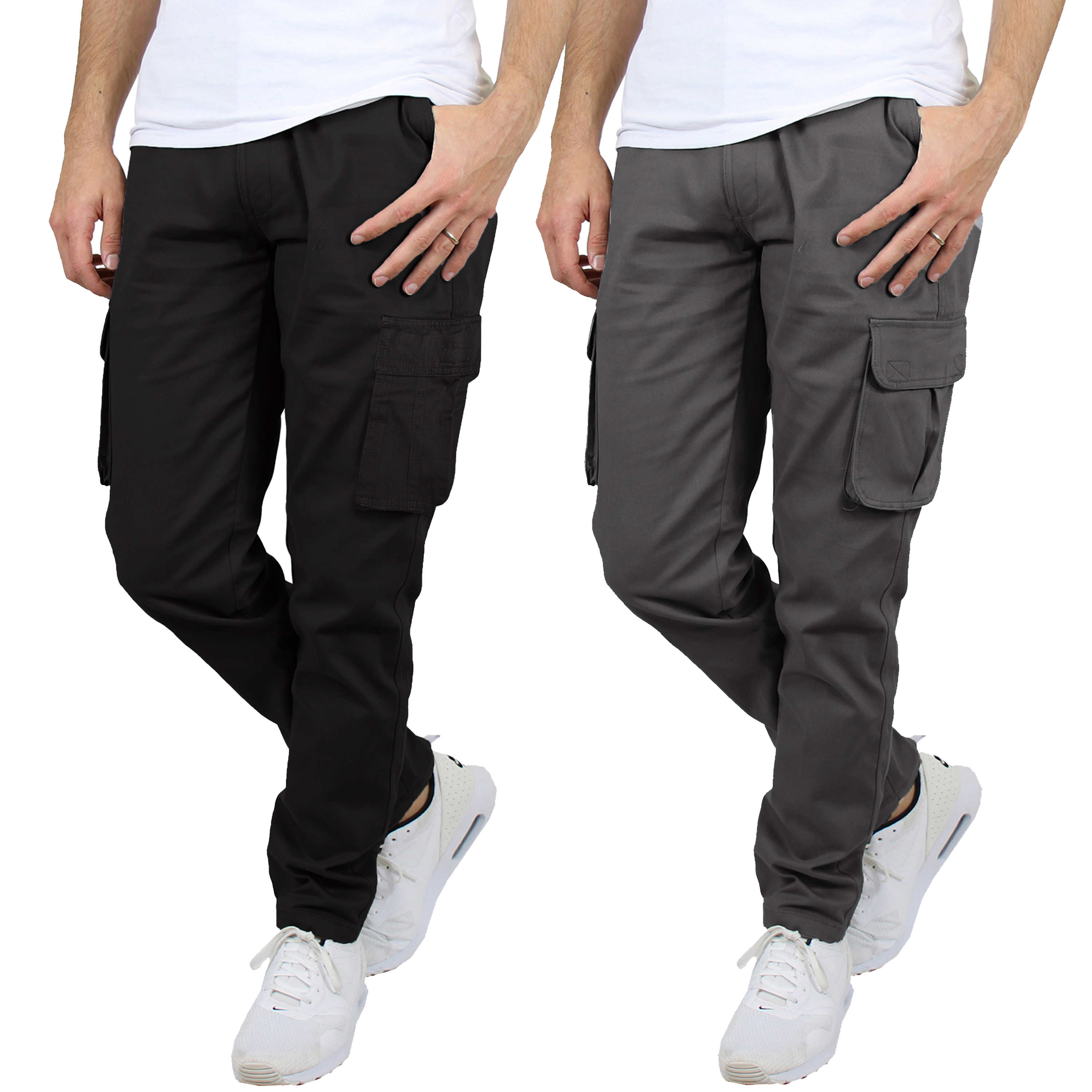 Men's Stretch Cargo Pants (1, 2 or 3 Pk) - Gallery 23