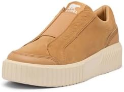 Sorel Women's ONA Ave Slip On Sneaker, Tawny Buff/Chalk, 8.5