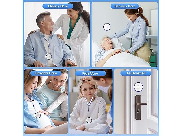 fansitc Caregiver Pager Wireless Call Button