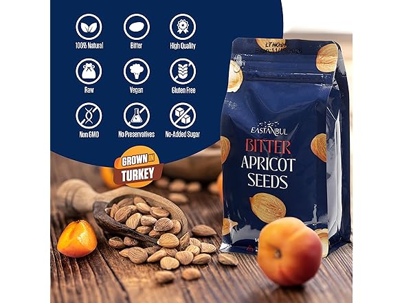 Eastanbul Apricot Seeds, 14.5oz, Apricot kernels