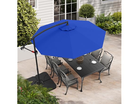 ABCCANOPY Cantilever Patio Umbrella with Base