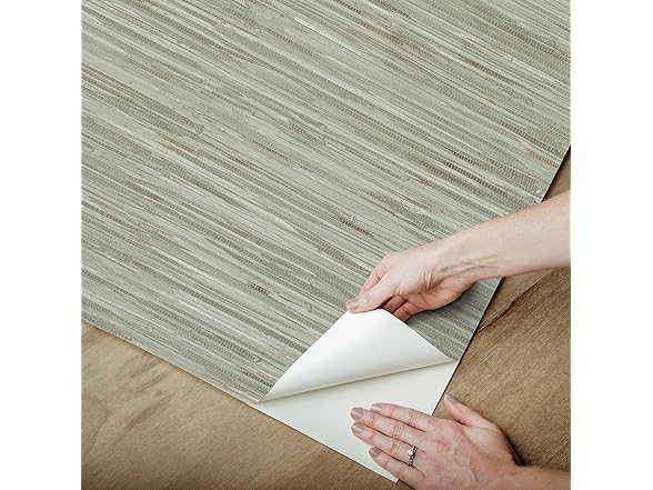 Green Grassweave Peel and Stick