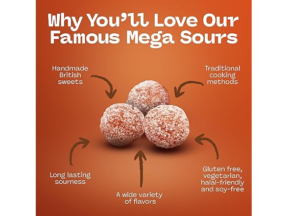 Barnetts Mega Sour Cola 227g