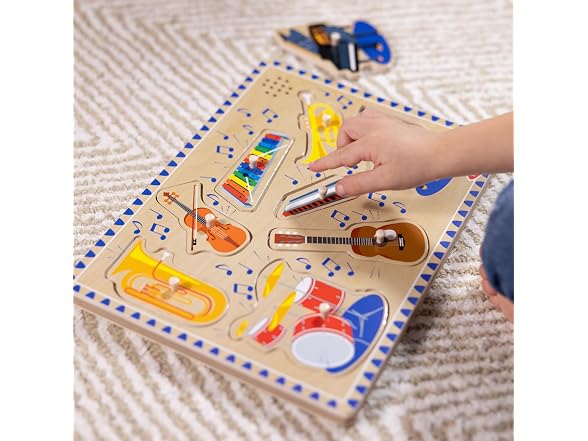 Melissa & Doug Musical Instruments Sound Puzzle