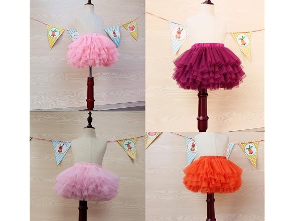 elamccor Kids (3) Baby Girls' Tutu Skirt Toddler 6