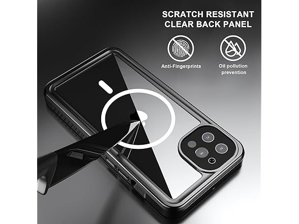 Hualele Magnetic iPhone 15 Pro Case