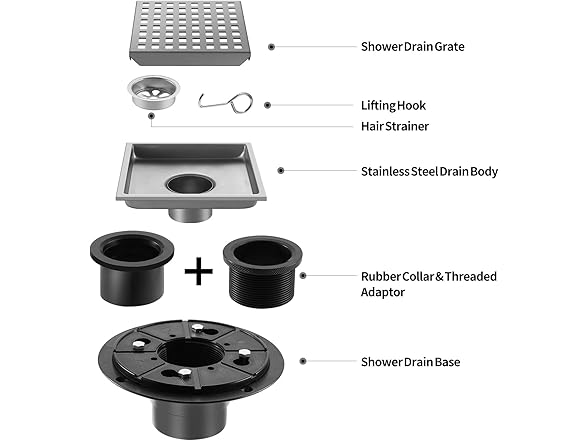 Bawojihui Shower Drain