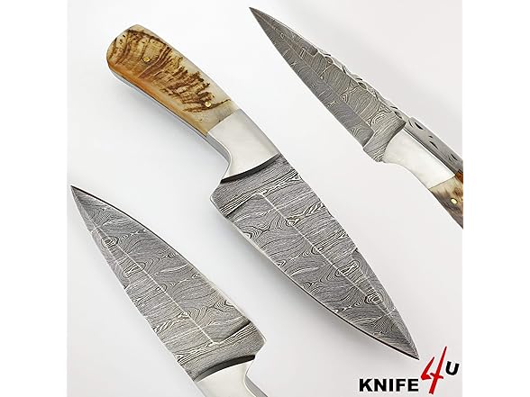 Vetus Damascus Hunting Knife Sheath 8"