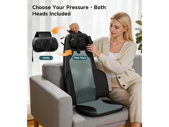 Back Massager for Chair with Heat