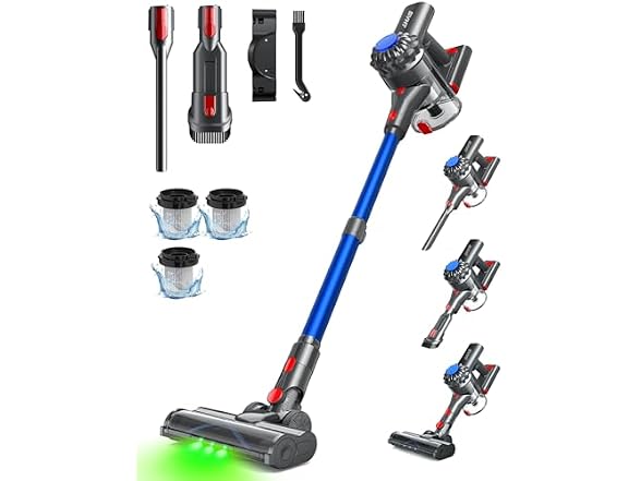 SVHT Lightweight Cordless Vacuum, Blue