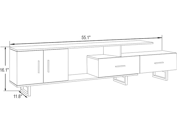 LeisureMod Avery TV Stand
