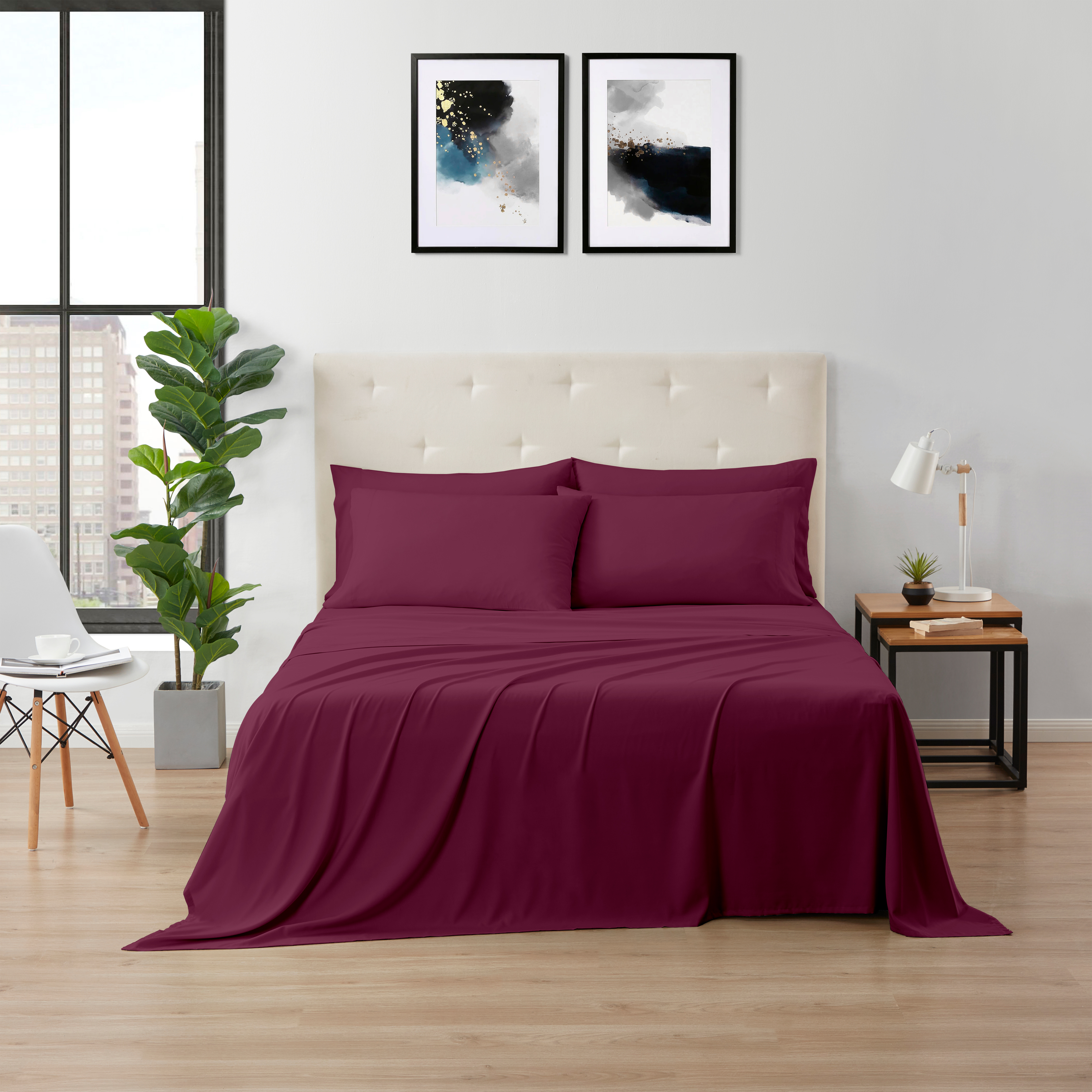 Kathy Ireland Rayon From Bamboo Cooling Sheet Set - Gallery 33