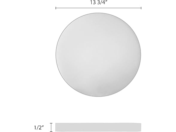 Excellante Polyethylene Round Cutting Board