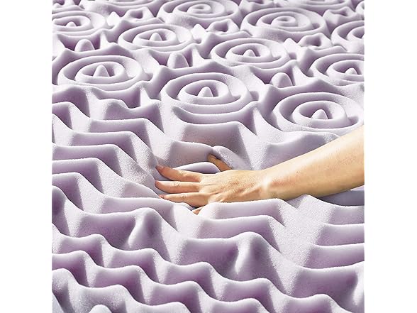 Mellow Mellow 1.5" 5-Zone Memory Foam Mattress Topper