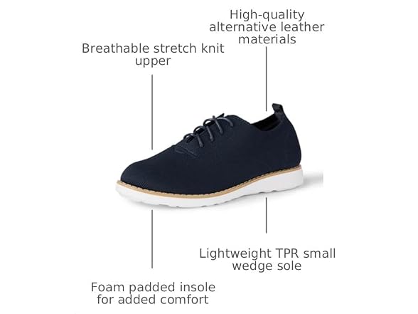 Amazon Essentials Women Knit Oxford Sneaker Dress