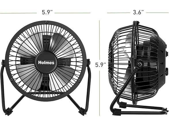 Holmes HOLMES 4" Mini High-Velocity Personal Desk Fa